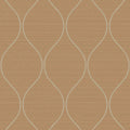 Closeup of a wallpaper showing its Brown, Contemporary, Trellis, Unicolour pattern, color, and subtle texture.