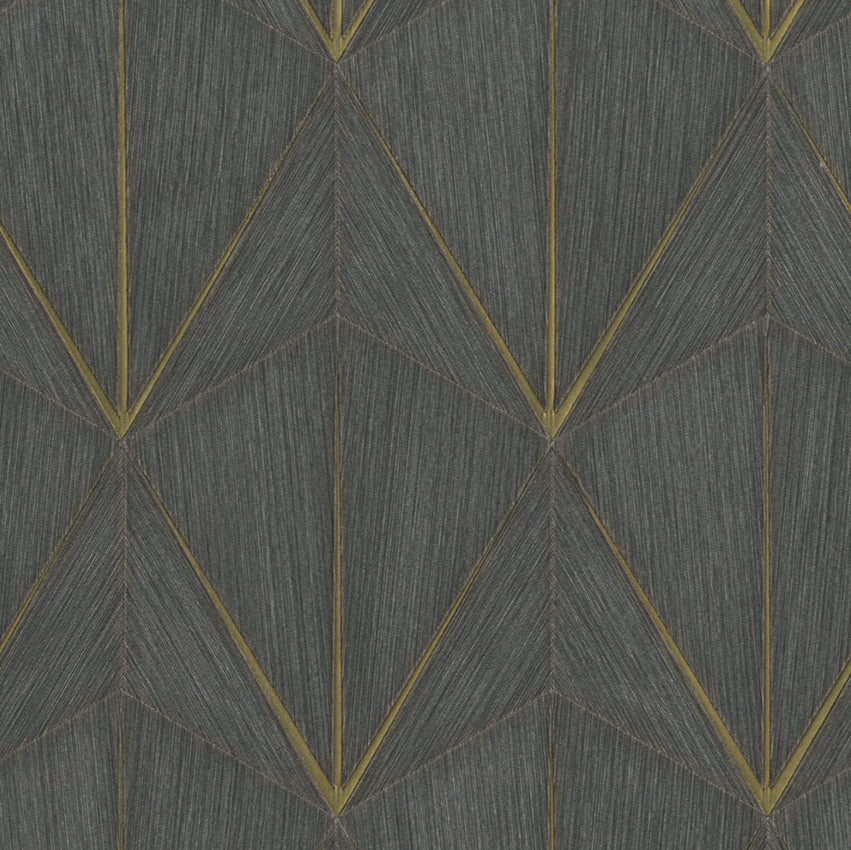 Geometric pattern with diamond design on a textured dark gray background
