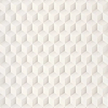Closeup of a wallpaper showing its Art-Deco, Contemporary, Geometric, Neutrals, Unicolour pattern, color, and subtle texture.
