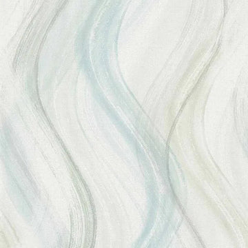 Closeup of a wallpaper showing its Contemporary, Multicolour, Pastels, Waves pattern, color, and texture.