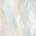 Closeup of a wallpaper showing its Chevron, Contemporary, Geometric, Multicolour, Pastels pattern, color, and texture.