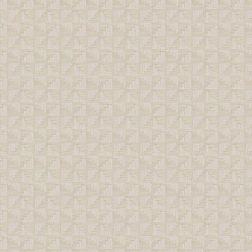 Closeup of a wallpaper showing its Geometric, Neutrals pattern, color, and subtle texture.