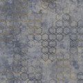 Closeup of a wallpaper showing its Blue, Contemporary, Dramatic, Geometric, Two-tone pattern, color, and texture.