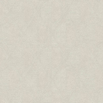 Closeup of a wallpaper showing its Art-Deco, Contemporary, Geometric, Neutrals pattern, color, and texture.