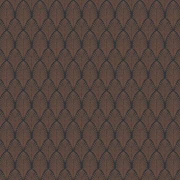Closeup of a wallpaper showing its Art-Deco, Contemporary, Dramatic, Two-tone pattern, color, and texture.