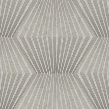 Closeup of a wallpaper showing its Art-Deco, Best-Seller, Contemporary, Geometric pattern, color, and subtle texture.