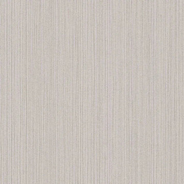 Closeup of a wallpaper showing its Contemporary, Grey, Neutrals, Plain, Stripes, Taupe pattern, color, and subtle texture.