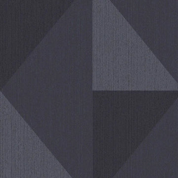 Closeup of a wallpaper showing its Art-Deco, Contemporary, Dramatic, Geometric, Monochrome pattern, color, and subtle texture.