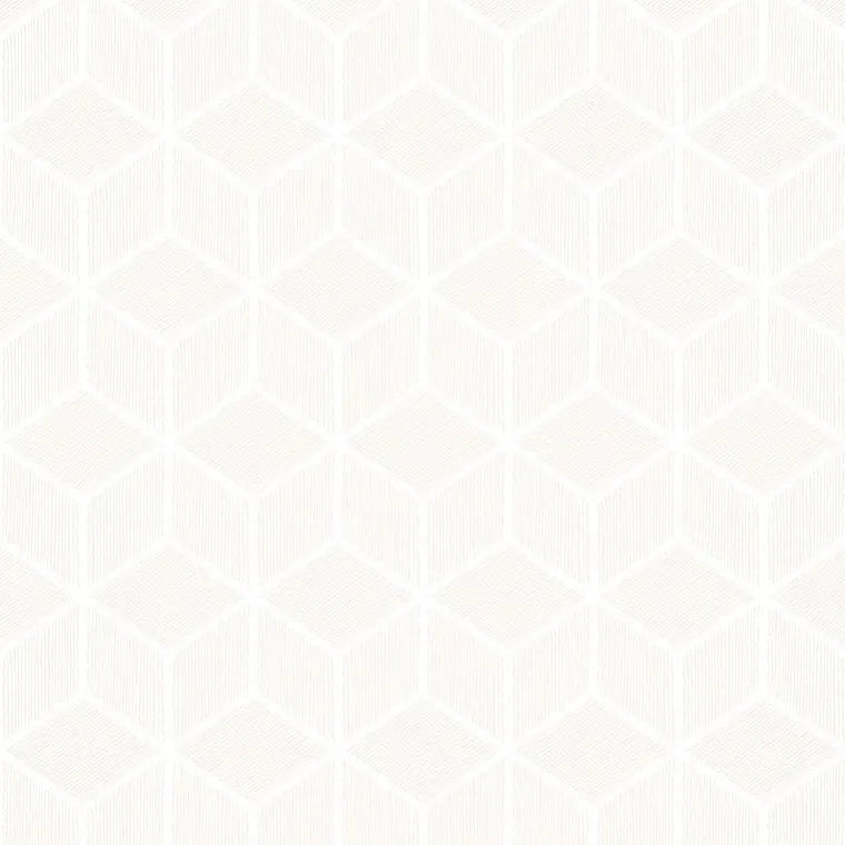 Closeup of a wallpaper showing its Contemporary, Geometric, Neutrals, Unicolour pattern, color, and subtle texture.