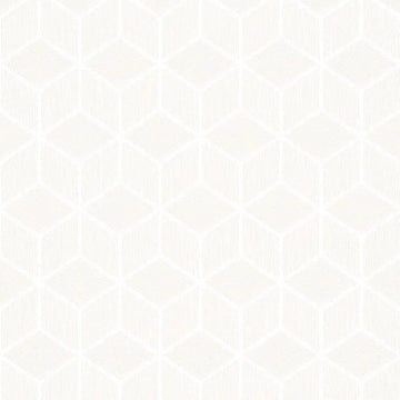 Closeup of a wallpaper showing its Contemporary, Geometric, Neutrals, Unicolour pattern, color, and subtle texture.