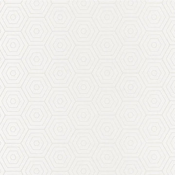 Closeup of a wallpaper showing its Art-Deco, Contemporary, Geometric, Neutrals, Unicolour pattern, color, and subtle texture.