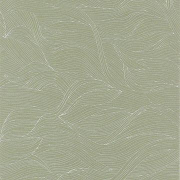 Closeup of a wallpaper showing its Art-Deco, Contemporary, Waves pattern, color, and subtle texture.