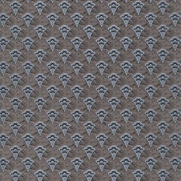 Closeup of a wallpaper showing its Art-Deco, Contemporary, Geometric pattern, color, and subtle texture.