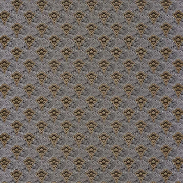 Closeup of a wallpaper showing its Art-Deco, Contemporary, Geometric pattern, color, and subtle texture.