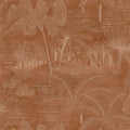 Closeup of a wallpaper showing its Art-Deco, Nature, Neutrals pattern, color, and subtle texture.