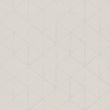 Closeup of a wallpaper showing its Contemporary, Geometric, Neutrals, Unicolour pattern, color, and subtle texture.