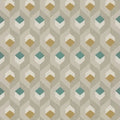 Closeup of a wallpaper showing its Contemporary, Geometric, Multicolour, Neutrals pattern, color, and subtle texture.
