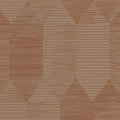 Closeup of a wallpaper showing its Art-Deco, Contemporary, Geometric, Two-tone pattern, color, and subtle texture.