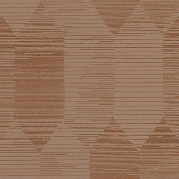 Closeup of a wallpaper showing its Art-Deco, Contemporary, Geometric, Two-tone pattern, color, and subtle texture.