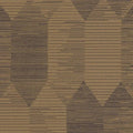 Closeup of a wallpaper showing its Art-Deco, Contemporary, Geometric, Two-tone pattern, color, and subtle texture.