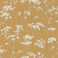 Closeup of a wallpaper showing its Floral, Nature, Two-tone pattern, color, and subtle texture.