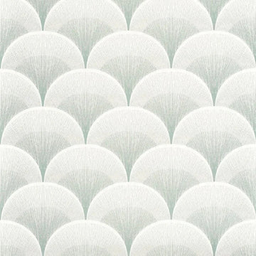 Closeup of a wallpaper showing its Art-Deco, Contemporary, Monochrome, Two-tone pattern, color, and subtle texture.