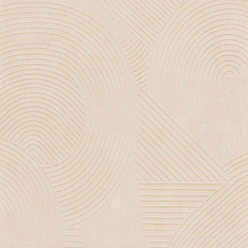 Closeup of a wallpaper showing its Art-Deco, Contemporary, Geometric, Neutrals, Unicolour pattern, color, and subtle texture.