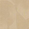 Closeup of a wallpaper showing its Art-Deco, Contemporary, Geometric, Neutrals, Unicolour pattern, color, and subtle texture.