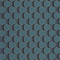 Closeup of a wallpaper showing its Art-Deco, Contemporary, Dramatic, Geometric, Two-tone pattern, color, and subtle texture.