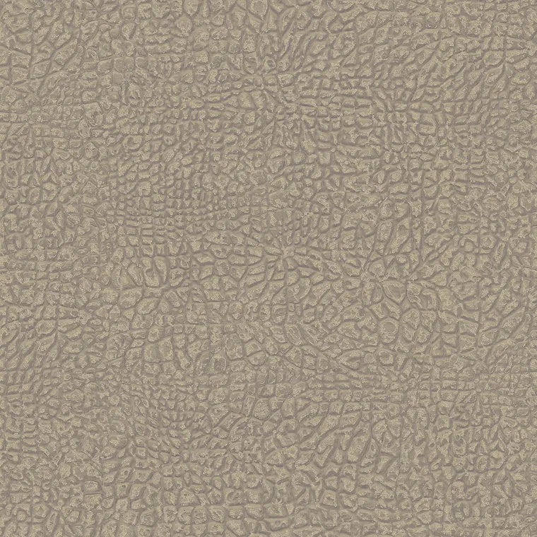 Wallpaper installed in a room showing its full pattern, color