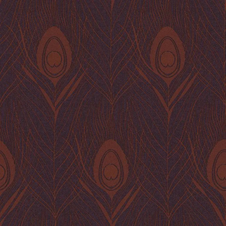 Closeup of a wallpaper showing its Contemporary, Floral, Two-tone pattern, color, and texture.