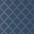 Closeup of a wallpaper showing its Art-Deco, Contemporary, Neutrals, Two-tone pattern, color, and subtle texture.