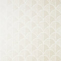 Closeup of a wallpaper showing its Art-Deco, Geometric, Neutrals, Unicolour pattern, color, and subtle texture.