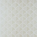 Closeup of a wallpaper showing its Art-Deco, Geometric, Neutrals, Unicolour pattern, color, and subtle texture.