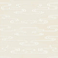 Closeup of a wallpaper showing its Art-Deco, Geometric, Neutrals, Two-tone pattern, color, and subtle texture.