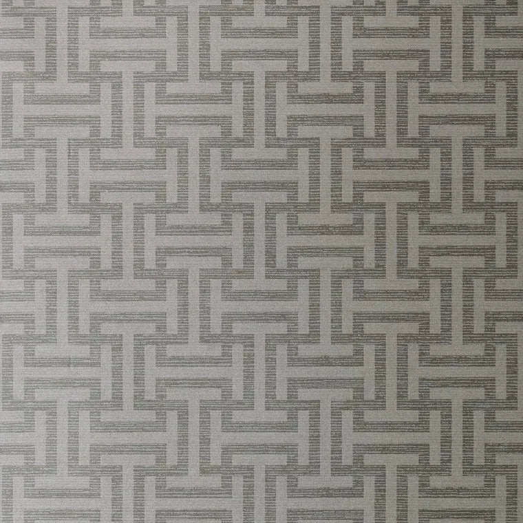 Closeup of a wallpaper showing its Geometric, Monochrome, Two-tone pattern, color, and subtle texture.