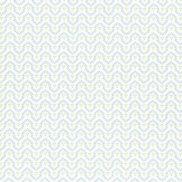 Closeup of a wallpaper showing its Art-Deco, Geometric, Pastels, Two-tone pattern, color, and subtle texture.