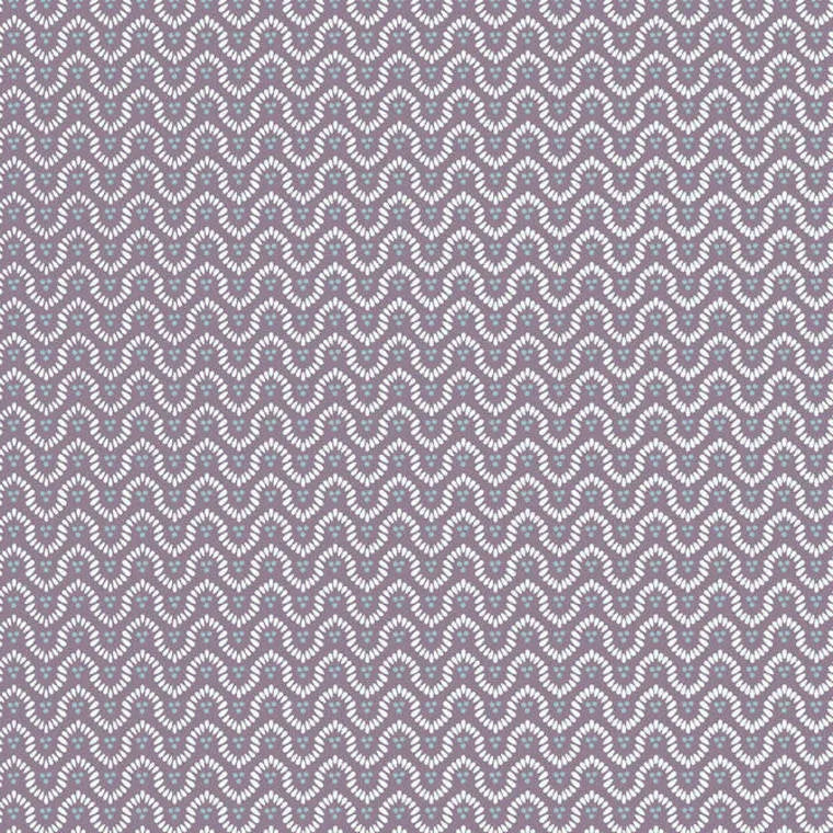 Closeup of a wallpaper showing its Art-Deco, Geometric, Two-tone pattern, color, and subtle texture.