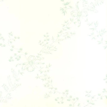 Closeup of a wallpaper showing its Floral, Green, Neutrals, Trellis, Two-tone pattern, color, and subtle texture.