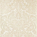 Closeup of a wallpaper showing its Damask, Neutrals, Two-tone pattern, color, and subtle texture.
