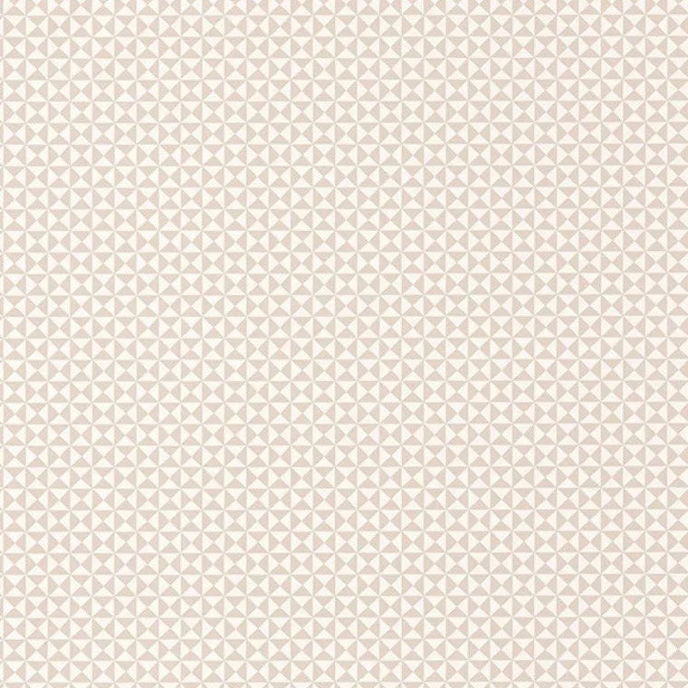 Closeup of a wallpaper showing its Dots, Geometric, Kids, Neutrals, Two-tone pattern, color, and subtle texture.
