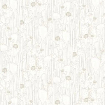 Closeup of a wallpaper showing its Contemporary, Neutrals, Two-tone pattern, color, and subtle texture.