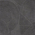 Closeup of a wallpaper showing its Art-Deco, Contemporary, Dramatic, Geometric, Monochrome, Unicolour pattern, color, and subtle texture.
