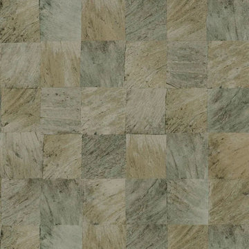 Closeup of a wallpaper showing its Contemporary, Geometric, Tiles pattern, color, and subtle texture.