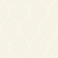 Closeup of a wallpaper showing its Contemporary, Cream, Neutrals, Trellis, Unicolour pattern, color, and subtle texture.
