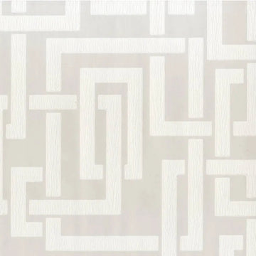 Closeup of a wallpaper showing its Contemporary, Geometric, Monochrome, Two-tone pattern, color, and subtle texture.