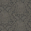Closeup of a wallpaper showing its Floral, Monochrome, Two-tone pattern, color, and subtle texture.