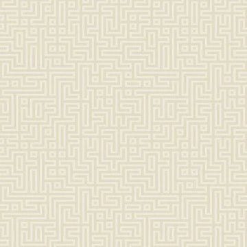 Closeup of a wallpaper showing its Cream, Geometric, Greek, Neutrals, Unicolour pattern, color, and subtle texture.