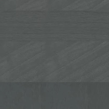 Closeup of a wallpaper showing its Black, Geometric, Monochrome, Wood-veneer pattern, color, and subtle texture.