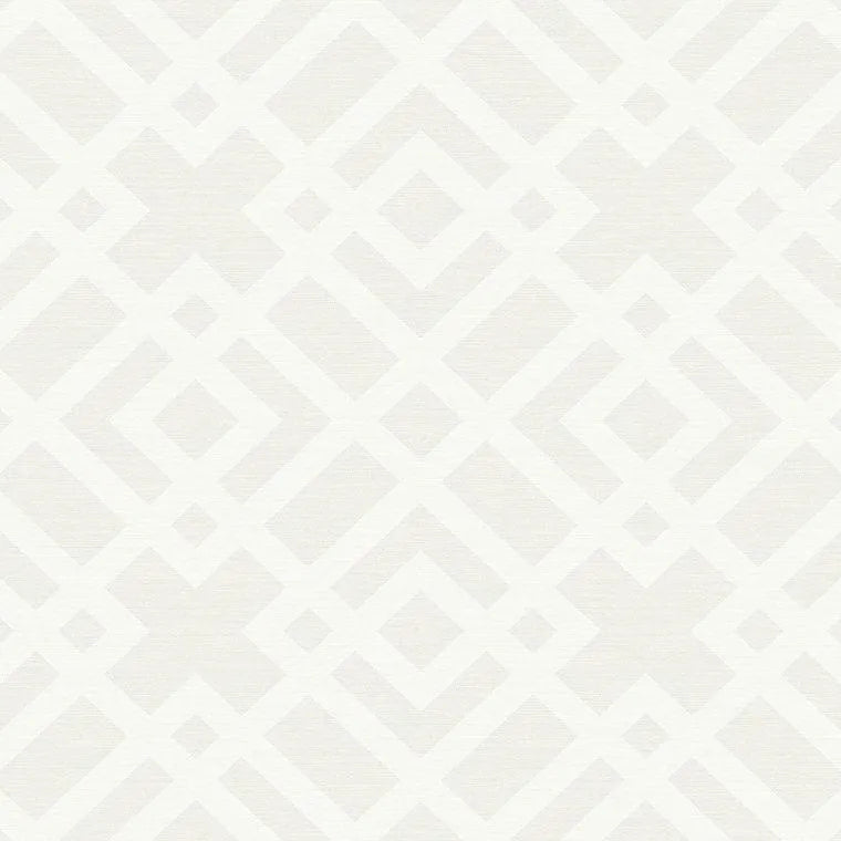 Closeup of a wallpaper showing its Art-Deco, Contemporary, Geometric, Monochrome pattern, color, and subtle texture.